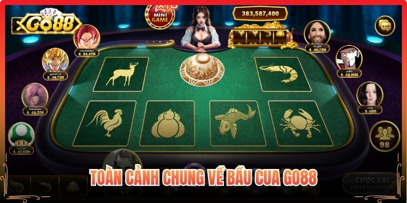 Toàn cảnh chung về Bầu Cua Go88
