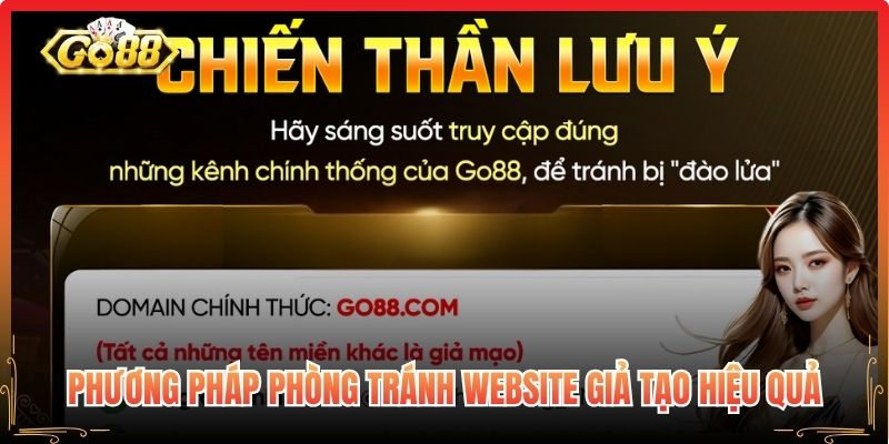 Phương pháp phòng tránh website giả tạo hiệu quả