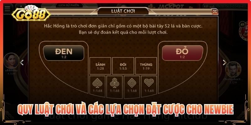 Quy luật chơi và các lựa chọn đặt cược cho newbie