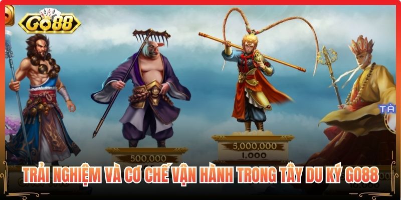 Trải nghiệm và cơ chế vận hành trong Tây Du Ký Go88
